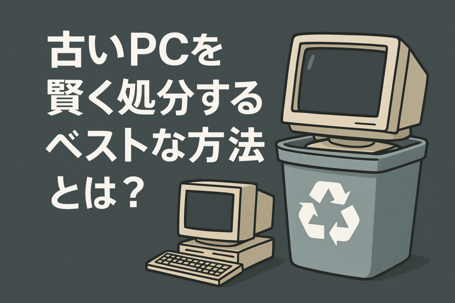 古いPCを賢く処分するベストな方法とは？