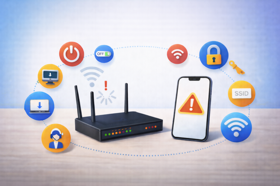 Wi-Fiが繋がらない原因はこれ！今すぐ試せる12の解決方法