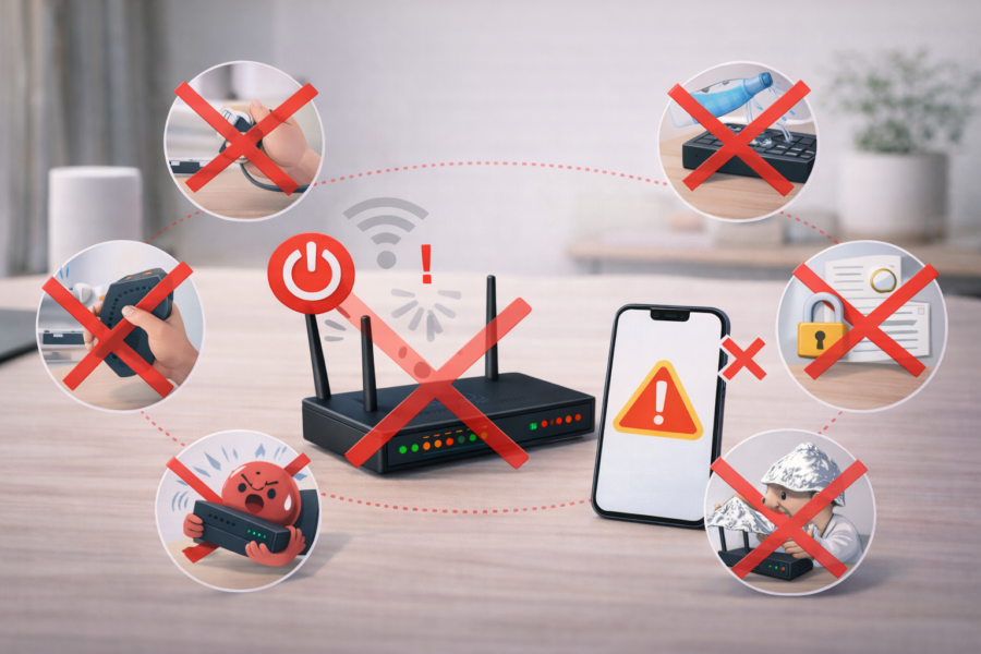 Wi-Fiが不安定なときに絶対やってはいけないNG行動5選｜逆効果になる原因と正しい対処法