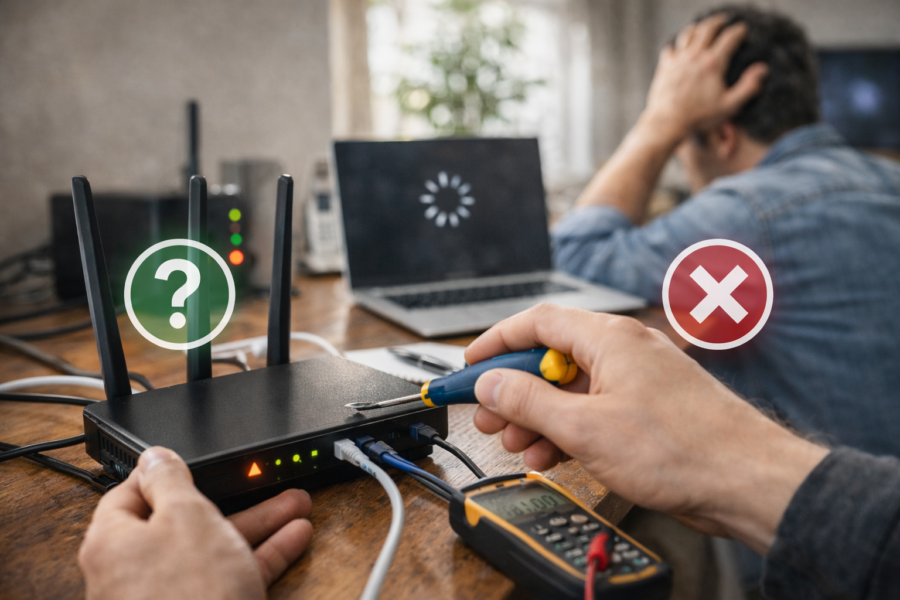 Wi-Fiトラブルはどこまで自分で直せる？改善しない場合の選択肢
