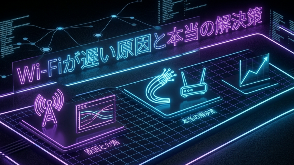 wifiが遅い原因と解決策