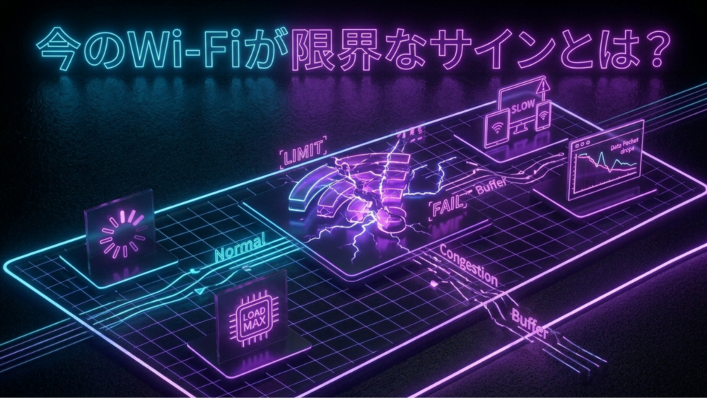 今のWi-Fiが限界のサインとは？