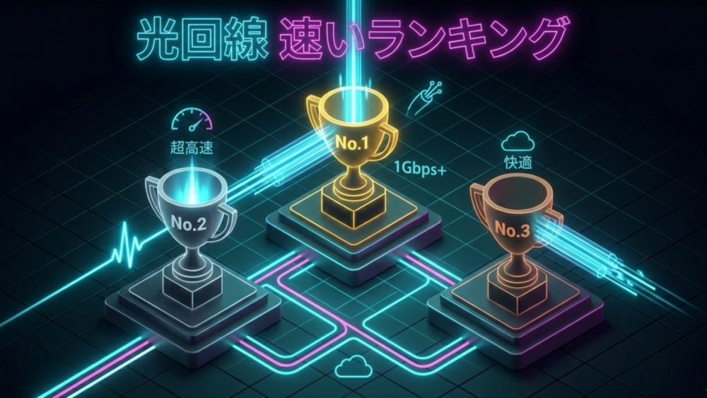 光回線速いランキング