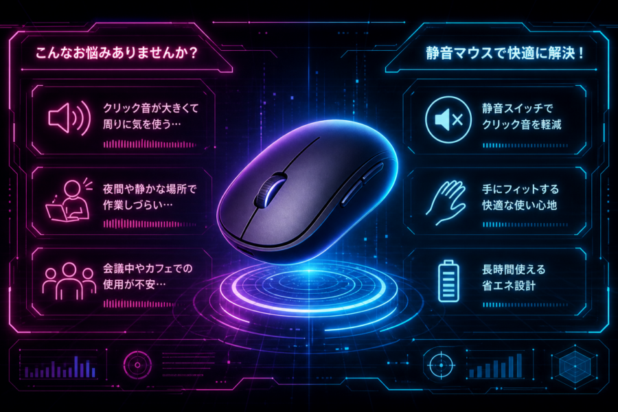 静音マウスのおすすめと選び方