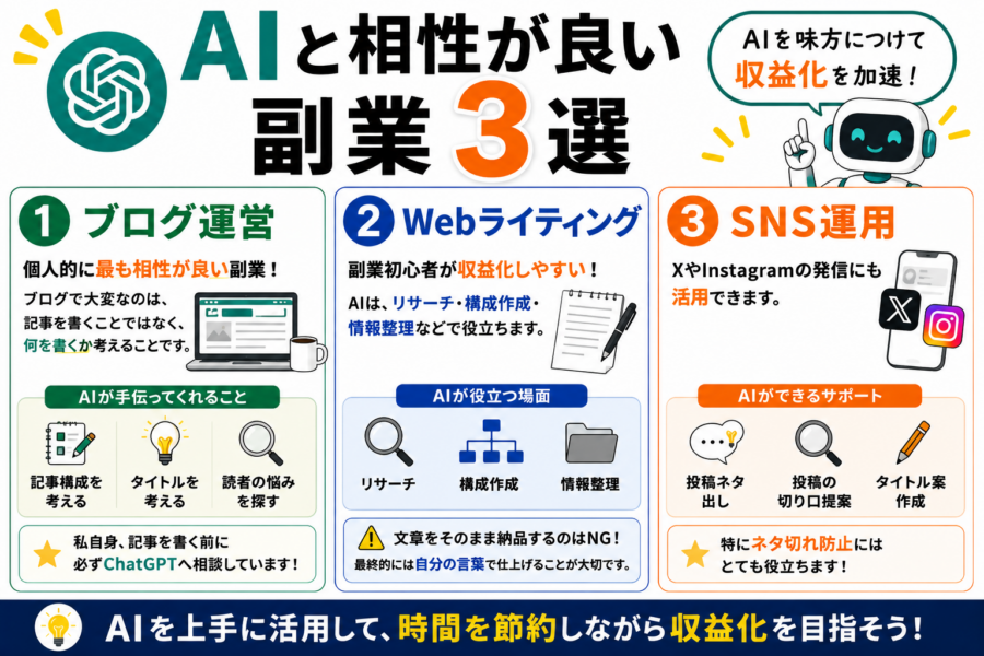 AIと副業の相性ガイド