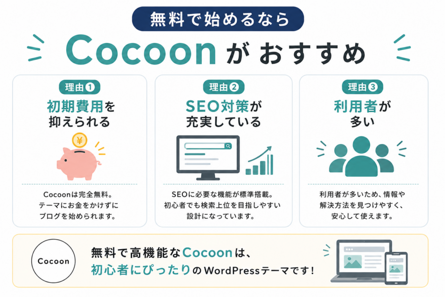 Cocoonのおすすめ理由一覧