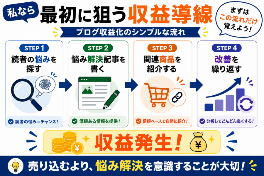 ブログ収益導線